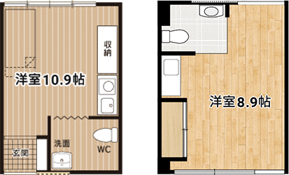 居室の間取り図